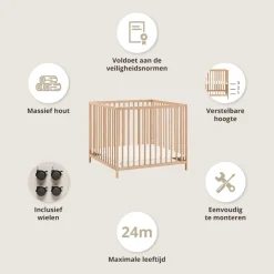 BABY BOX u00abNOISu00bb | 95 X 95 CM | NATUREL
