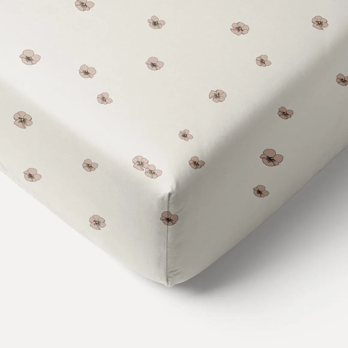 BABY HOESLAKEN 60 X 120 CM u00abPANSYu00bb | BEIGE-ROZE