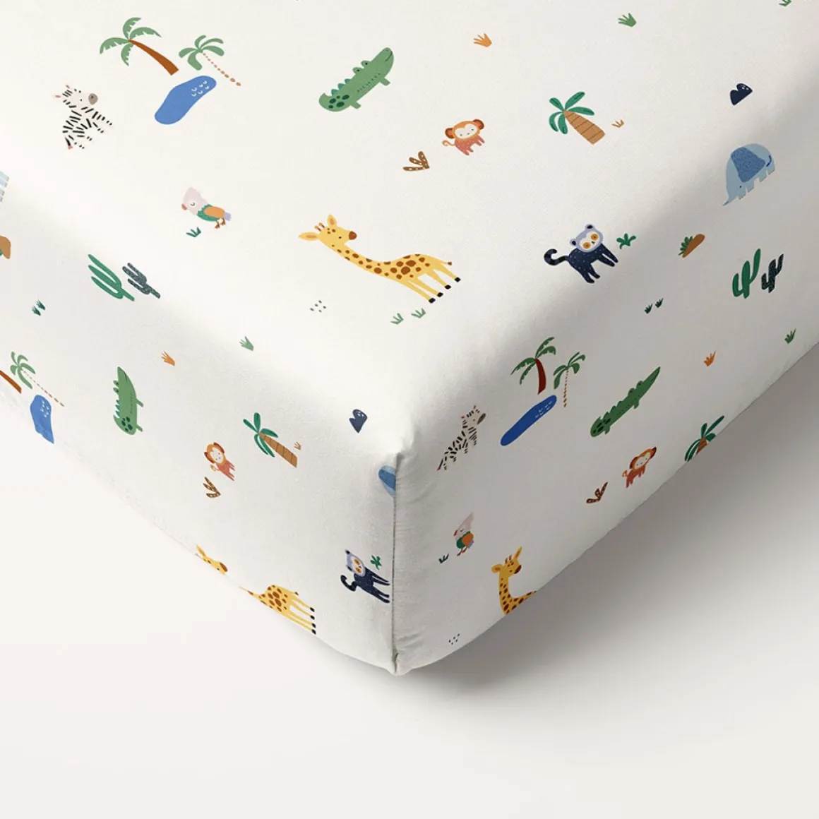 BABY HOESLAKEN 60 X 120 CM u00abSAFARIu00bb | WIT