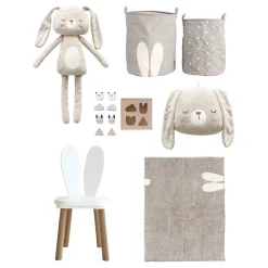 Baby knuffel - knuffel konijn Lapi bruin | 50cm