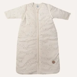 BABY SLAAPZAK MET AFRITSBARE MOUWEN u00abSTARSu00bb | OFF-WHITE | 70 CM | 3-6 MAANDEN