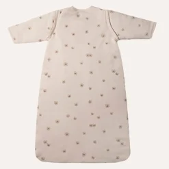 BABY SLAAPZAK MET AFRITSBARE MOUWEN u00abPANSYu00bb | BEIGE-ROZE | 70 CM | 3-6 MAANDEN