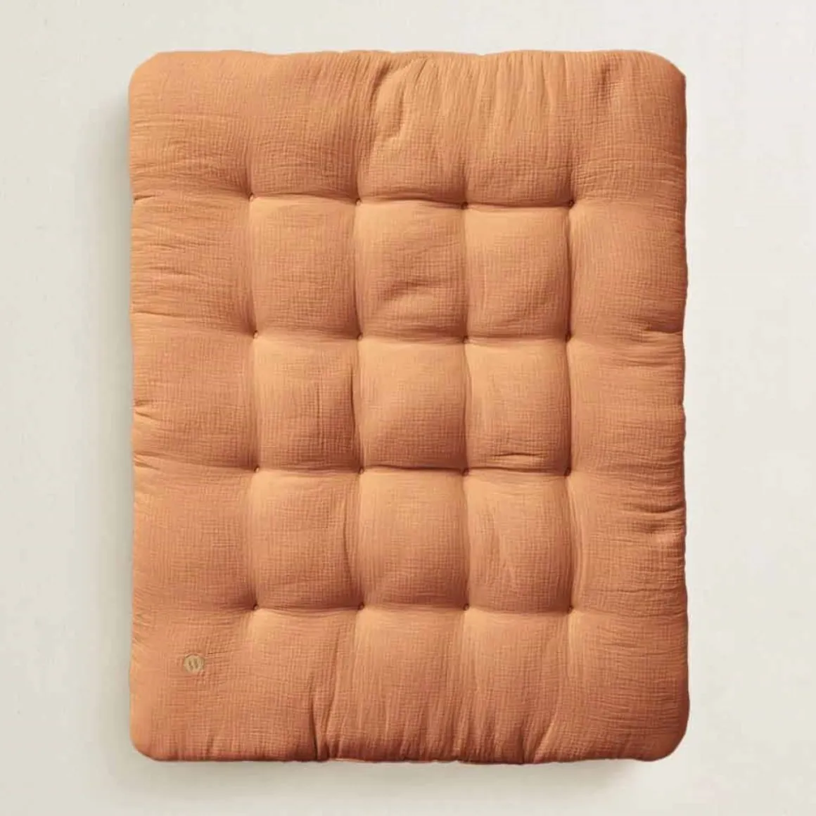 BABY SPEELMAT BISCUIT 110X85CM | BIOLOGISCH MOUSSELINE KATOEN | CARAMEL