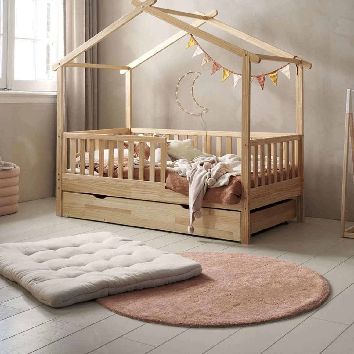 BABY SPEELMAT BISCUIT 110X85CM | BIOLOGISCH MOUSSELINE KATOEN | CARAMEL