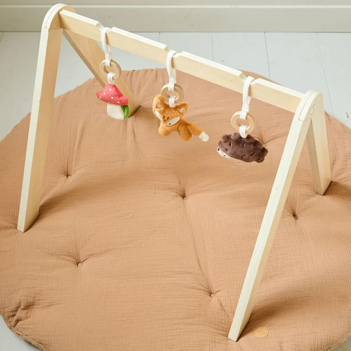 BABYGYM HOUT NATUREL u00abFORu00caTu00bb | INCL. ACCESSOIRES