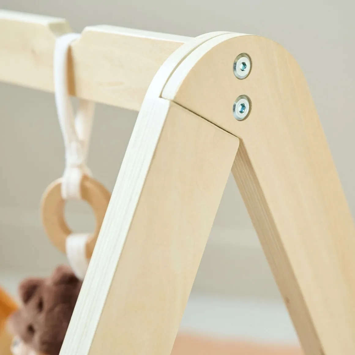 BABYGYM HOUT NATUREL u00abFORu00caTu00bb | INCL. ACCESSOIRES