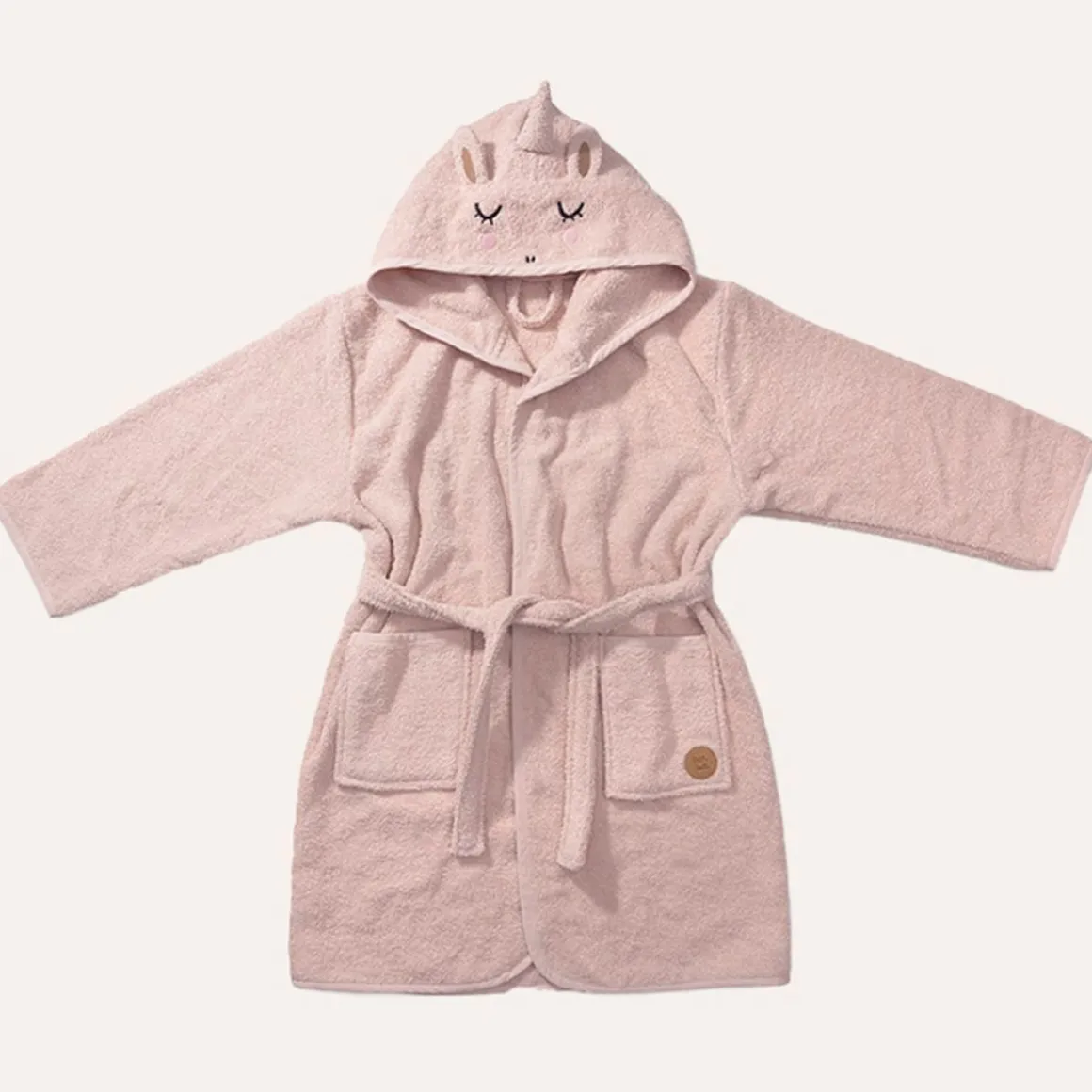 BADJAS EENHOORN u00abLARAu00bb | 98 - 104 CM | 3 - 4 JAAR | LICHT ROZE