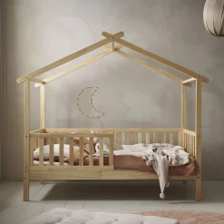 BEDHUISJE / JUNIORBED u00abMAISONu00bb | 160 X 80 CM | NATUREL