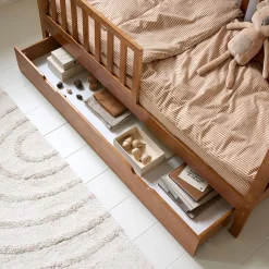 BEDHUISJE / JUNIORBED u00abMAISONu00bb | 160 X 80 CM | WALNOOT