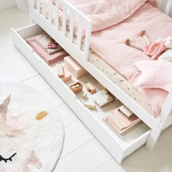 BEDHUISJE / JUNIORBED u00abMAISONu00bb | 160 X 80 CM | WIT