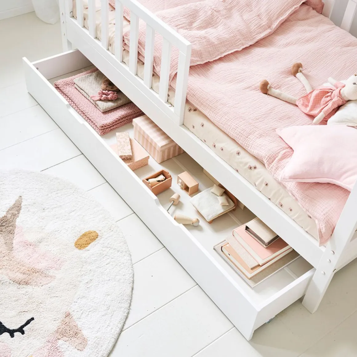 BEDHUISJE / JUNIORBED u00abMAISONu00bb | 160 X 80 CM | WIT
