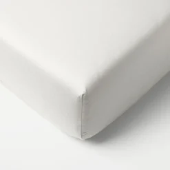 BIOLOGISCH KATOEN | Jersey Hoeslaken - wit | 70 X 140 cm