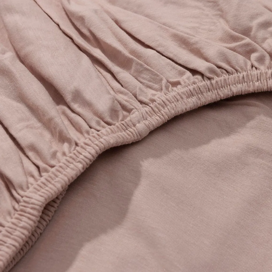 BIOLOGISCH KATOENEN JERSEY HOESLAKEN 70/80 X 160 CM | OUD ROZE