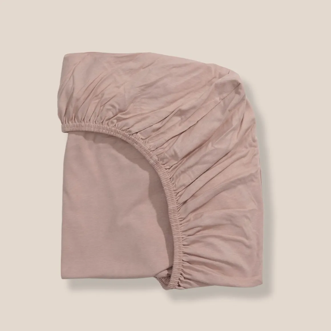 BIOLOGISCH KATOENEN JERSEY HOESLAKEN 70/80 X 160 CM | OUD ROZE
