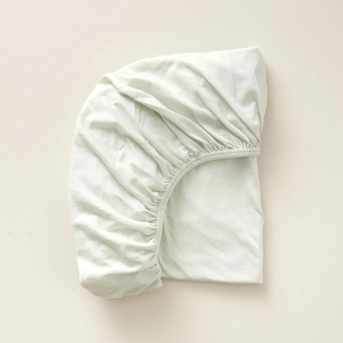 Biologisch Katoenen Jersey Hoeslaken 60x120 cm | Mint groen