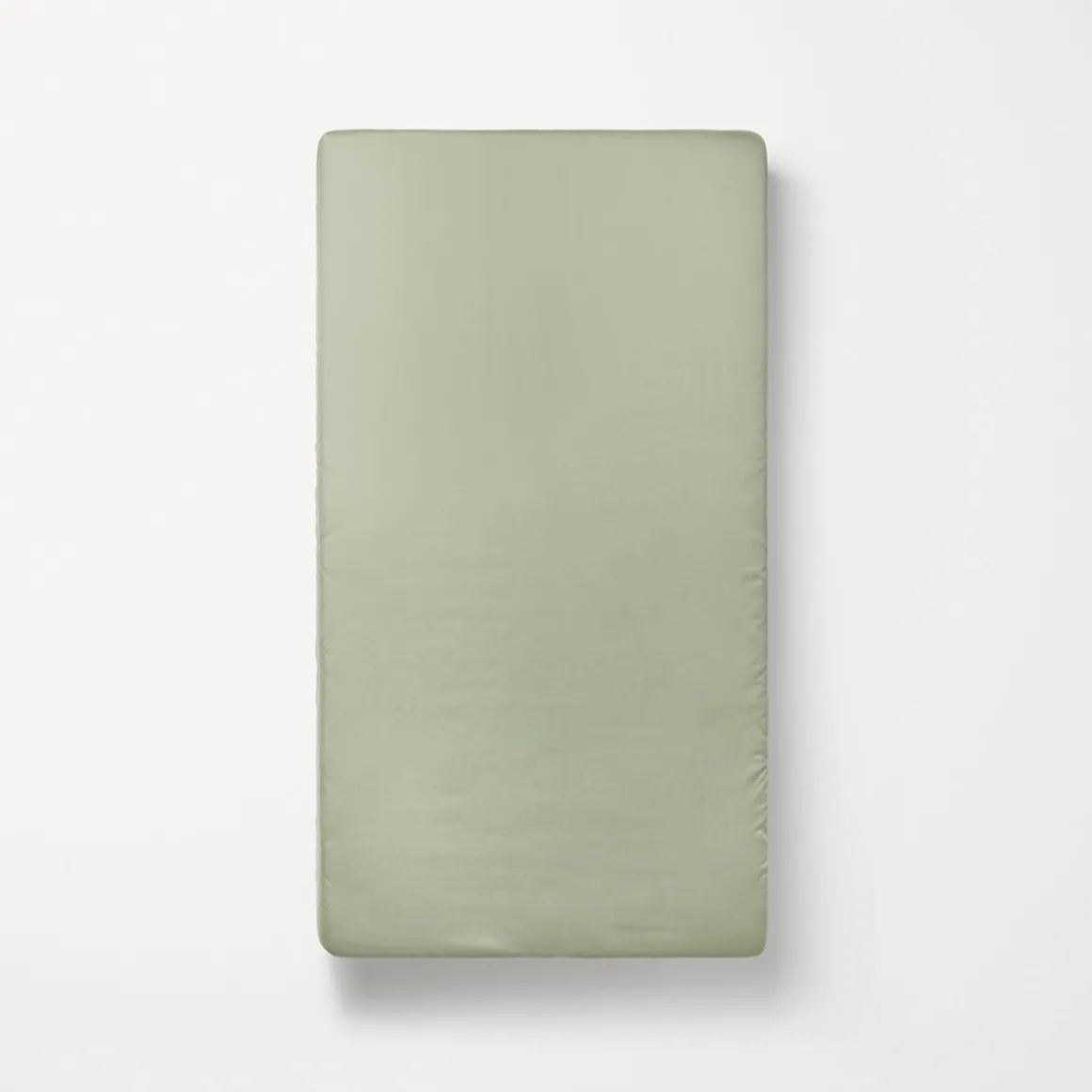 BIOLOGISCH KATOENEN JERSEY HOESLAKEN 70/80 X 160 CM | OLIJFGROEN