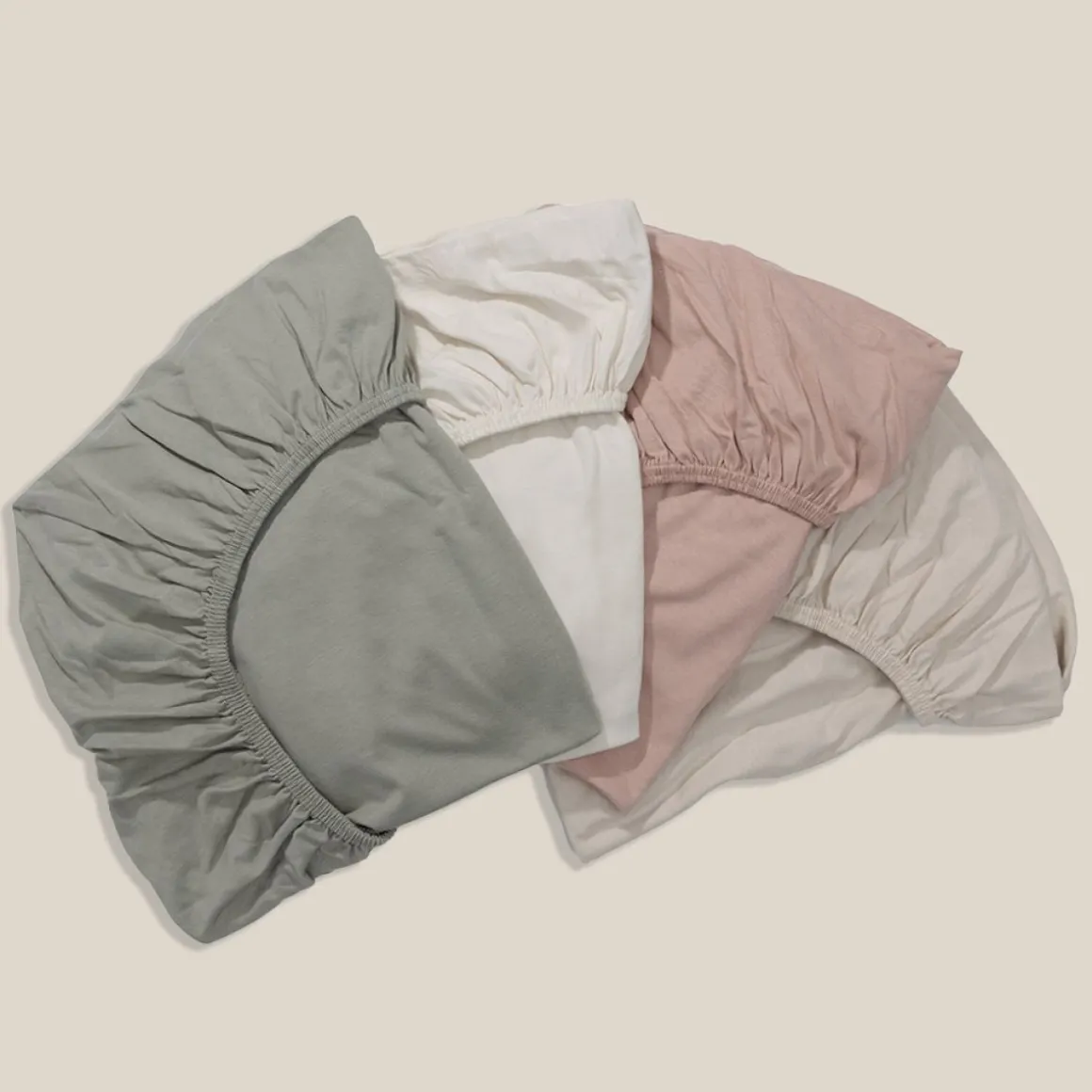 BIOLOGISCH KATOENEN JERSEY HOESLAKEN 70/80 X 140 CM | OUD ROZE