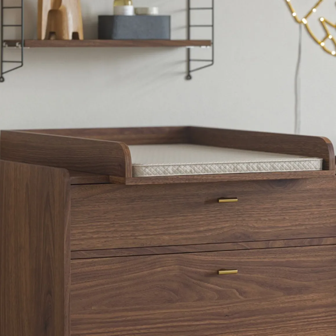 BLADVERGROTER VOOR COMMODE u00abROSEAUu00bb | WALNOOT