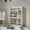 BOEKENKAST MET DRIE SCHAPPEN | WIT
