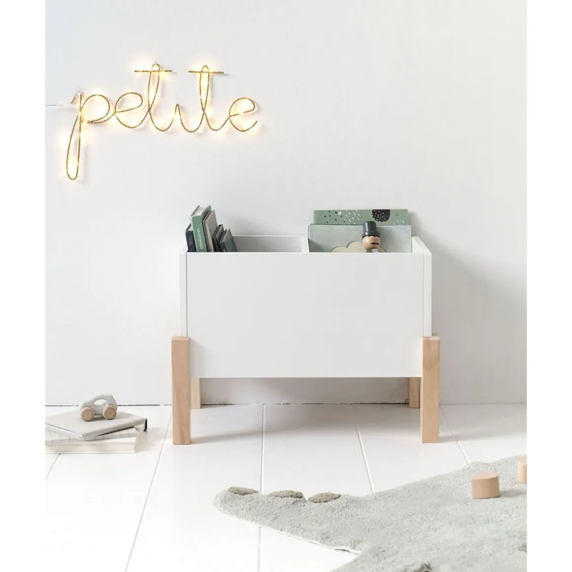 BOEKENKIST/OPBERGKIST u00abCIELu00bb | WIT