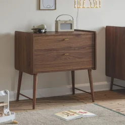 COMMODE VOOR BABY u00abROSEAUu00bb | WALNOOT