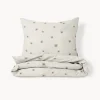 DEKBEDOVERTREKSET 140 X 200 CM u00abPANSYu00bb | BEIGE-ROZE