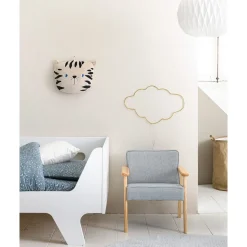 Dierenkop kinderkamer muurdecoratie | Kat Kitty