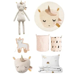 Dierenkop kinderkamer muurdecoratie | Unicorn Lara