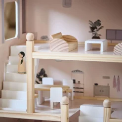 GROOT HOUTEN POPPENHUIS | INCL. POPPENMEUBELS | u00abLA LYONAISEu00bb | 80CM