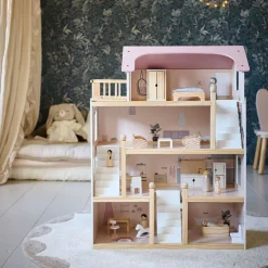GROOT HOUTEN POPPENHUIS | INCL. POPPENMEUBELS | u00abLA LYONAISEu00bb | 80CM