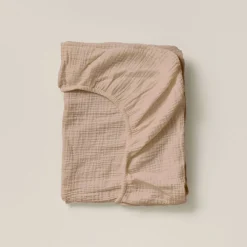 HOESLAKEN 80 X 160 CM | MOUSSELINE KATOEN | OUD ROZE