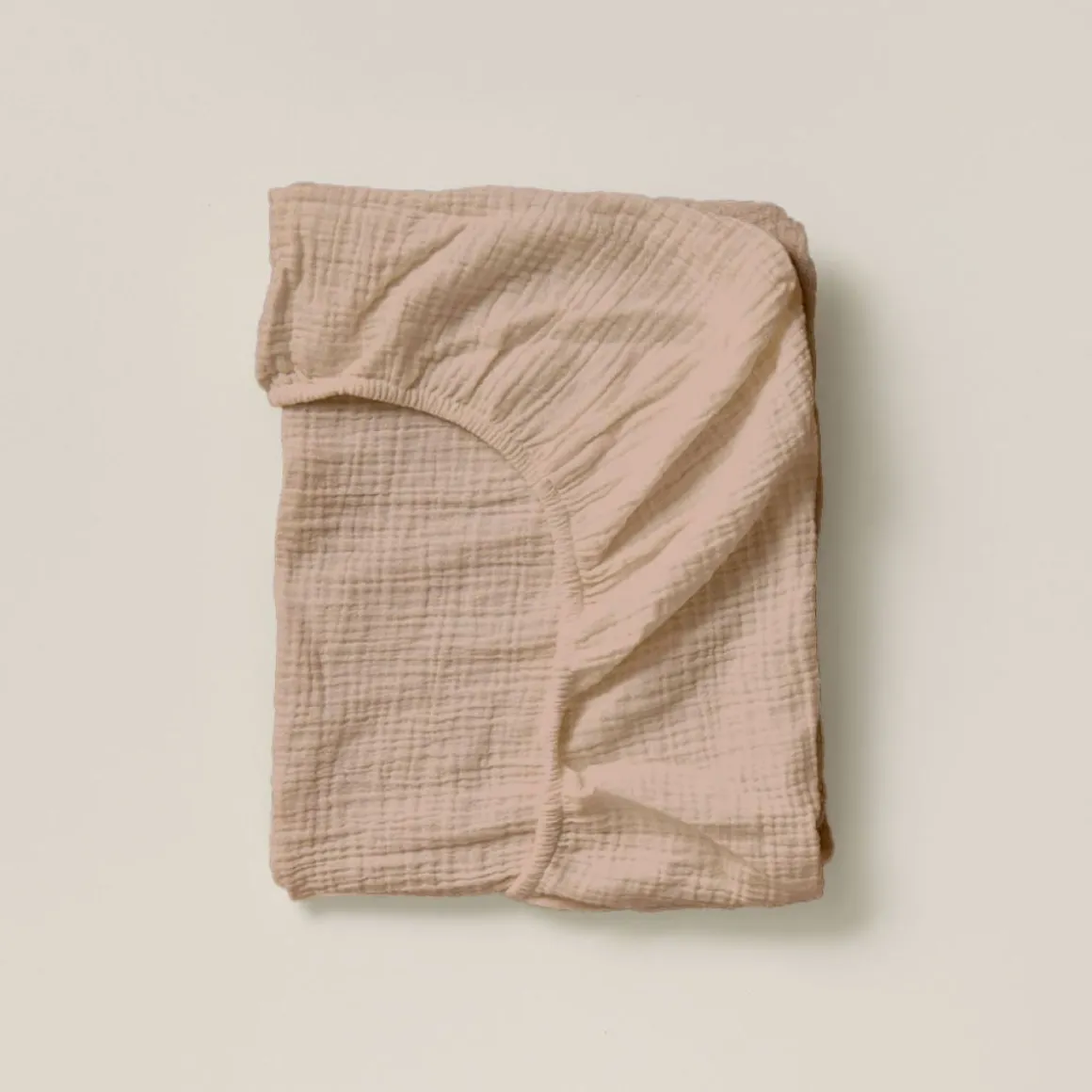 HOESLAKEN 45 X 90 CM | MOUSSELINE KATOEN | OUD ROZE