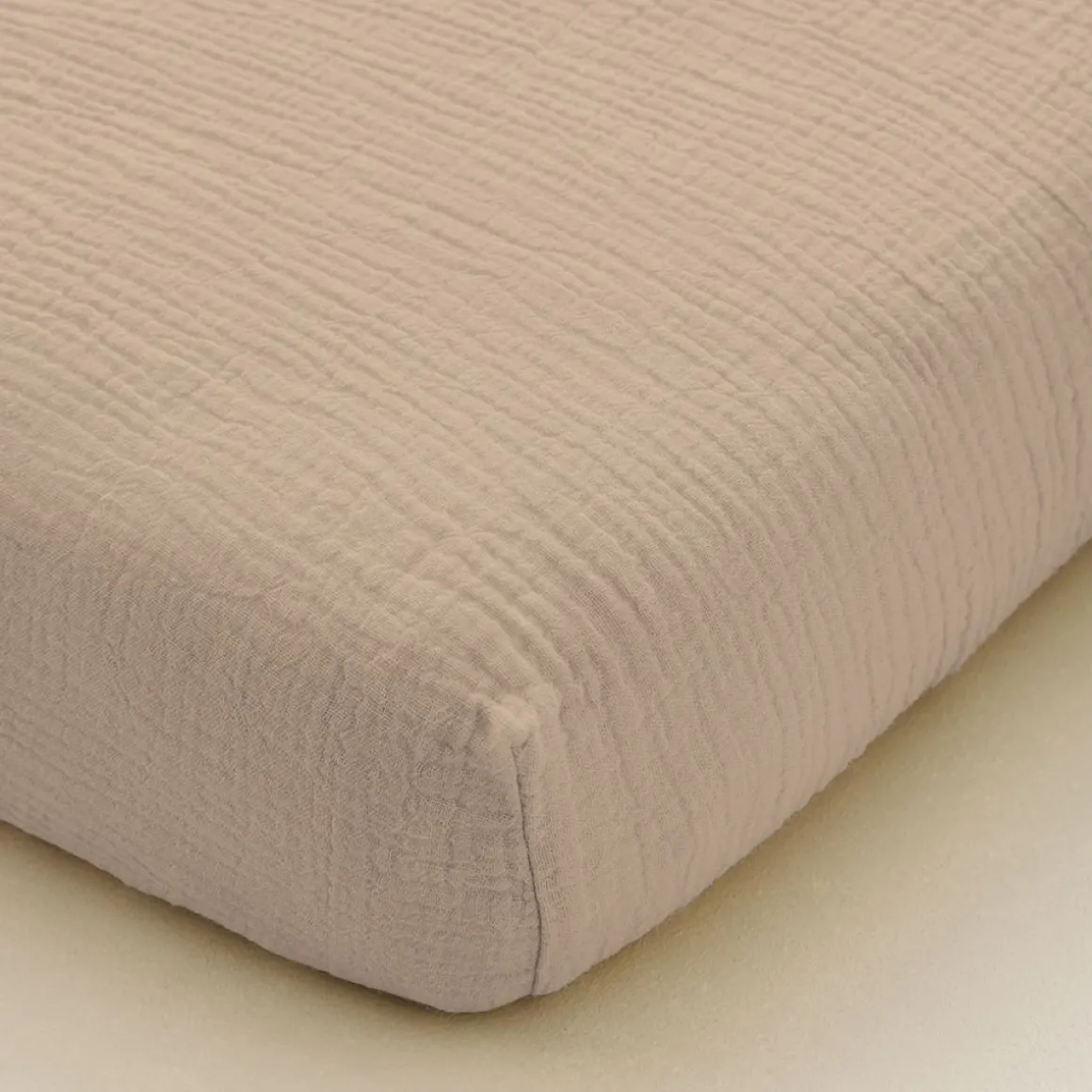 HOESLAKEN 90 X 200 CM | MOUSSELINE KATOEN | OUD ROZE