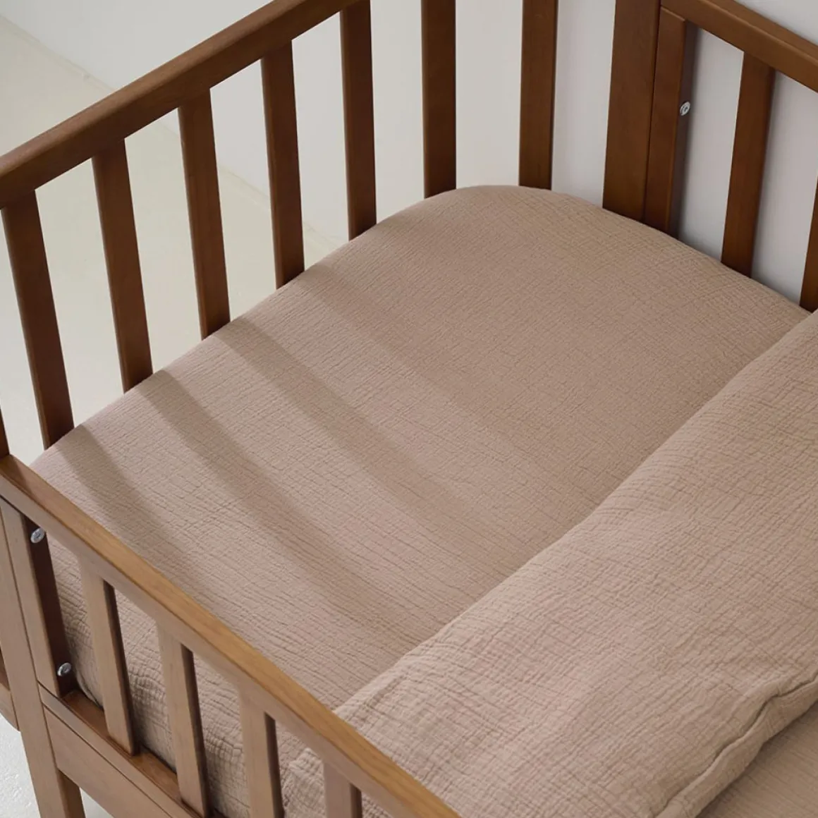 HOESLAKEN 70 X 140 CM | MOUSSELINE KATOEN | OUD ROZE