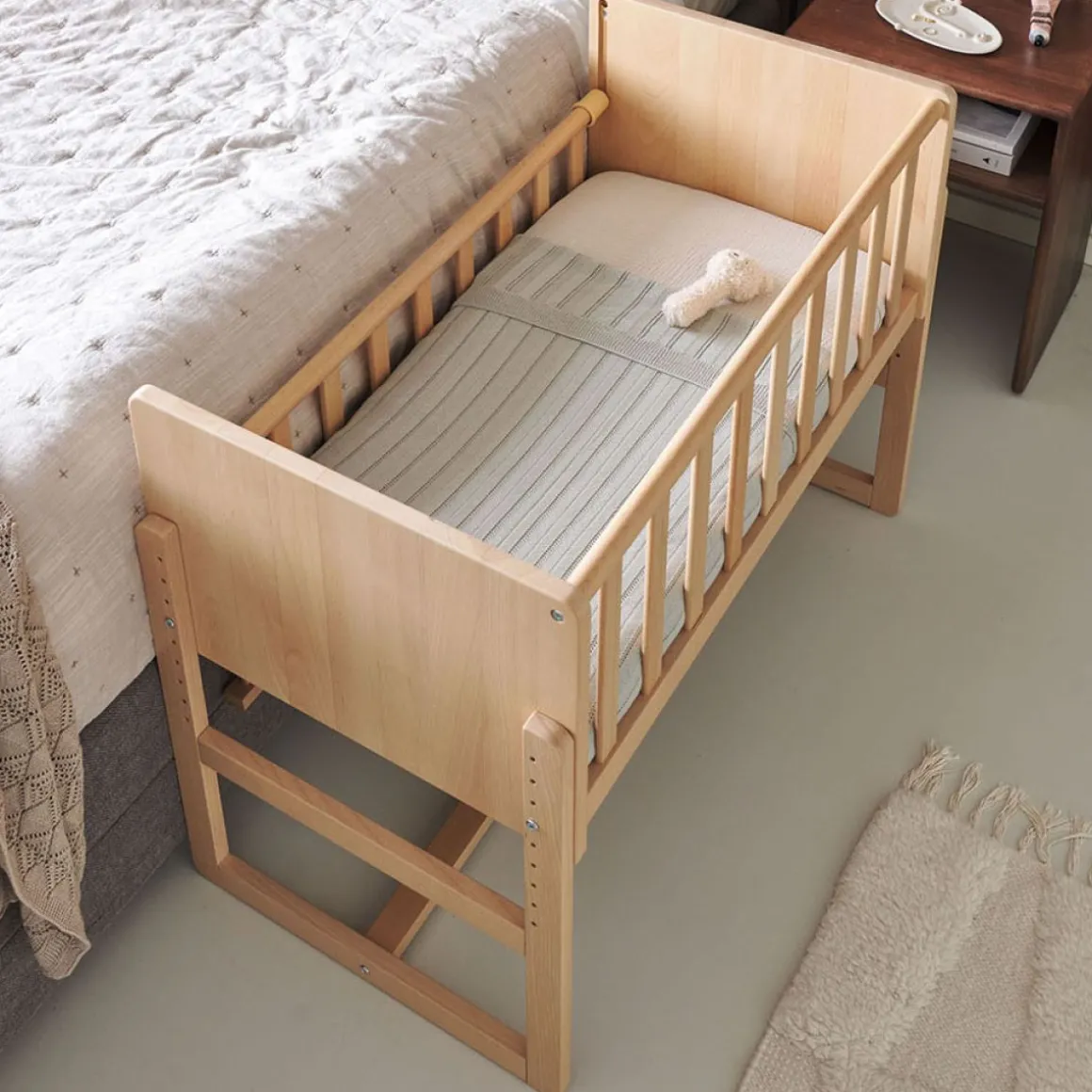 HOESLAKEN 45 X 90 CM | MOUSSELINE KATOEN | OUD ROZE