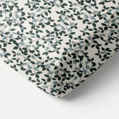 HOESLAKEN 90 X 200 CM u00abBERRIESu00bb | BEIGE-GROEN