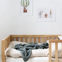 HOESLAKEN 90 X 200 CM u00abSTARSu00bb | OFF-WHITE MET STERREN