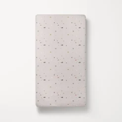 HOESLAKEN LEDIKANT 60 x 120 CM u00abSEA LIFEu00bb | BEIGE-ZAND