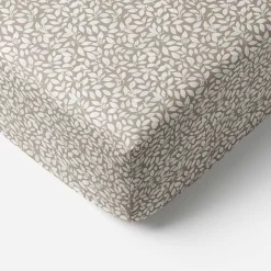 HOESLAKEN u00abSORBIERu00bb VOOR LEDIKANT 60X120CM GOTS | TAUPE