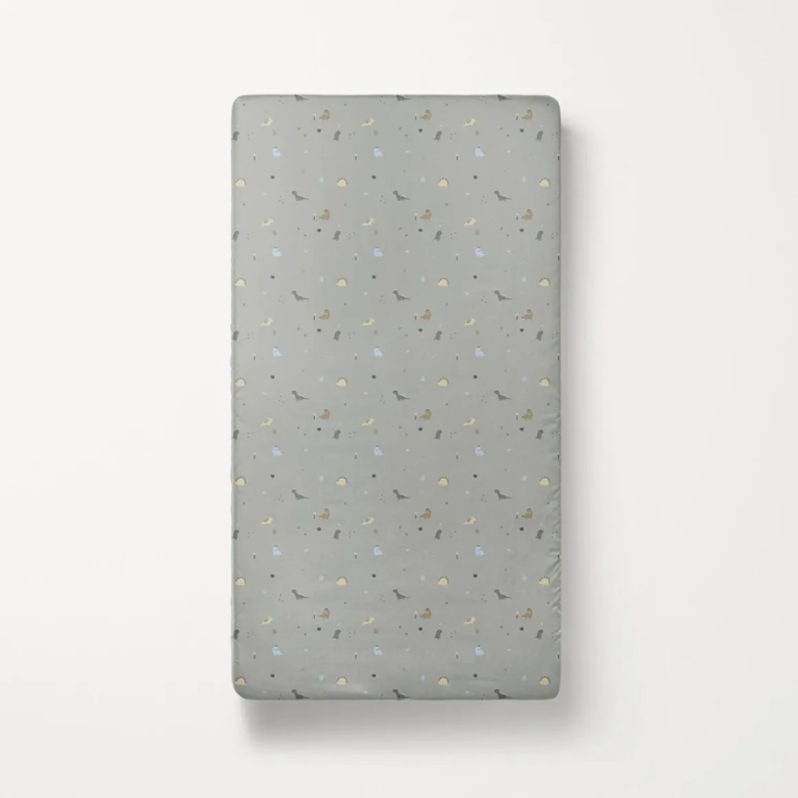 HOESLAKEN 90x200 CM u00abDINOu00bb | GRIJS-GROEN
