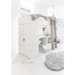 Hoogslaper u00abOmbreu00bb 200x90 | Kinder bed, bureau & kast in u00e9u00e9n
