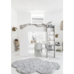 Hoogslaper u00abOmbreu00bb 200x90 | Kinder bed, bureau & kast in u00e9u00e9n