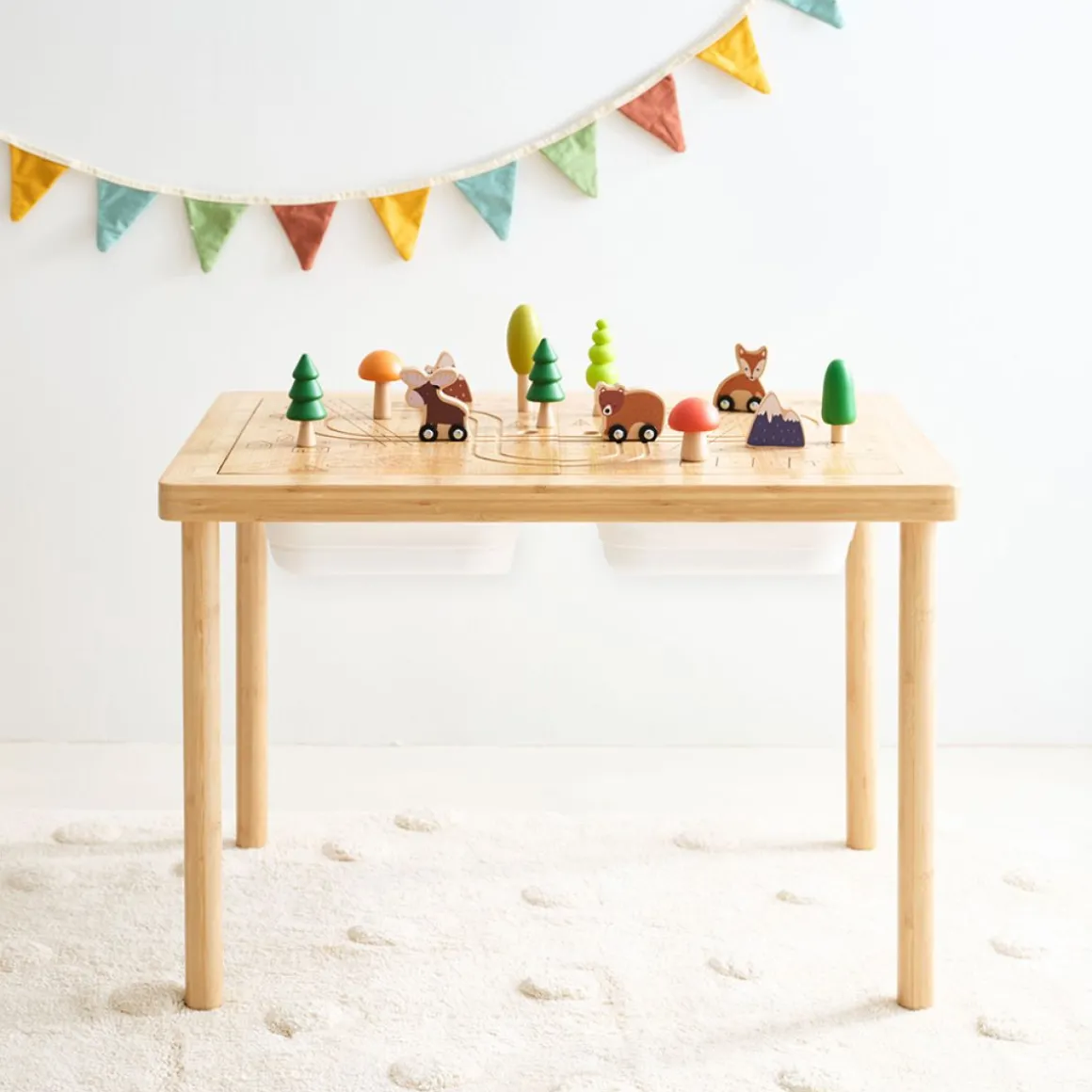 HOUTEN ACTIVITEITENTAFEL / ZAND- EN WATERTAFEL u00abFORu00caTu00bb