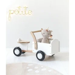 HOUTEN BAKFIETS | u00abAMSTERDAMu00bb | WIT