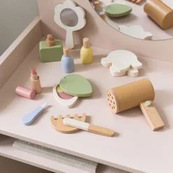 Houten Make up Set u00abKit de beautu00e9 d' Amu00e9lieu00bb