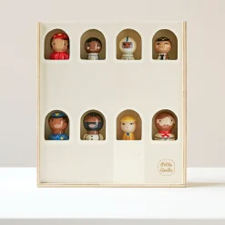 HOUTEN POPPETJES BEROEPEN | u00abPetits Hu00e9rosu00bb