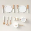 Houten speelgoed keukenset | 13-delig | Wit
