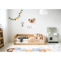 Houten Speelgoedkeuken | inclusief 7 accessoires | Mint Grijs