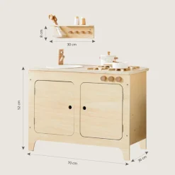 Houten Speelgoedkeuken | La Parisienne | Naturel