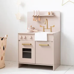 Houten Speelkeuken | inclusief 7 accessoires | Roze